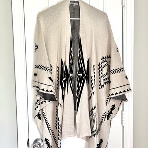 Charlotte Russe Aztec Poncho Cardigan